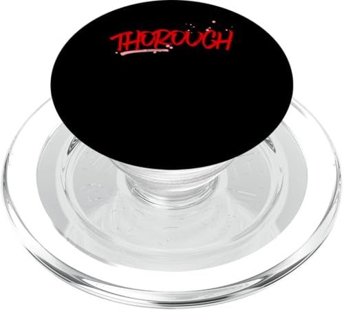 Red So Thorough Red Grafik PopSockets PopGrip für MagSafe Red So Thorough Red Grafik PopSockets PopGrip für MagSafe von Match Red Color Graphic Tee