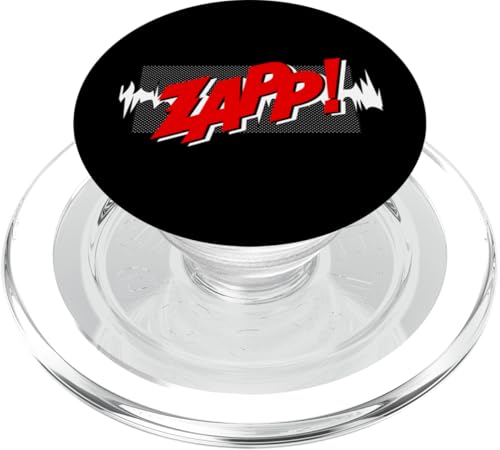 Red Zapp! Rote Grafik PopSockets PopGrip für MagSafe Red Zapp! Rote Grafik PopSockets PopGrip für MagSafe von Match Red Color Graphic Tee