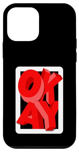 Rot OKAY Red Graphic Hülle für iPhone 12 mini Rot OKAY Red Graphic Hülle für iPhone 12 mini von Match Red Color Graphic Tee