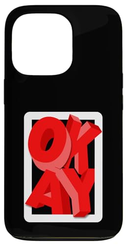Rot OKAY Red Graphic Hülle für iPhone 13 Pro Rot OKAY Red Graphic Hülle für iPhone 13 Pro von Match Red Color Graphic Tee