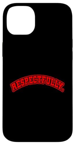 Rot respektvoll. Rote Grafik Hülle für iPhone 14 Plus Rot respektvoll. Rote Grafik Hülle für iPhone 14 Plus von Match Red Color Graphic Tee