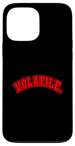 Rote Grafik, die bekanntermaßen flüchtig ist, rote Grafik Hülle für iPhone 13 Pro Max Rote Grafik, die bekanntermaßen flüchtig ist, rote Grafik Hülle für iPhone 13 Pro Max von Match Red Color Graphic Tee