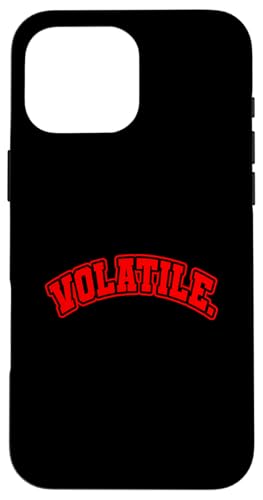 Rote Grafik, die bekanntermaßen flüchtig ist, rote Grafik Hülle für iPhone 16 Pro Max Rote Grafik, die bekanntermaßen flüchtig ist, rote Grafik Hülle für iPhone 16 Pro Max von Match Red Color Graphic Tee