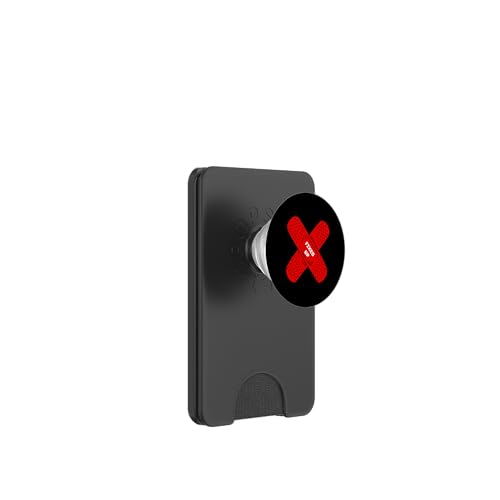 Rote feste rote Grafik PopSockets PopWallet für MagSafe Rote feste rote Grafik PopSockets PopWallet für MagSafe von Match Red Color Graphic Tee