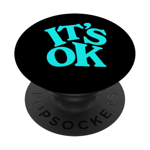 Türkis Its OK Türkis Farbgrafik PopSockets Klebender PopGrip Türkis Its OK Türkis Farbgrafik PopSockets Klebender PopGrip von Match Turquoise Color Graphic Tee