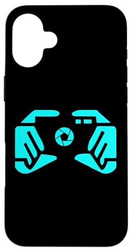 Turquoise Get The Picture? Turquoise Camera Photography Hülle für iPhone 16 Plus von Match Turquoise Color Graphic Tee