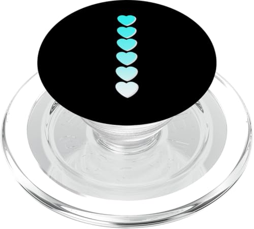 Turquoise Love-x6 Türkis-Grafik PopSockets PopGrip für MagSafe von Match Turquoise Color Graphic Tee