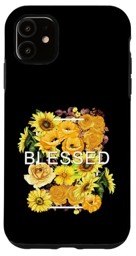 Goldene, gesegnete, blühende gelbe Grafik von University Varsity-Gold Hülle für iPhone 11 Goldene, gesegnete, blühende gelbe Grafik von University Varsity-Gold Hülle für iPhone 11 von Match University Varsity-Gold Color Graphic Tee