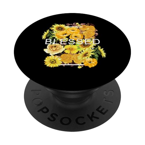 Goldene, gesegnete, blühende gelbe Grafik von University Varsity-Gold PopSockets Klebender PopGrip Goldene, gesegnete, blühende gelbe Grafik von University Varsity-Gold PopSockets Klebender PopGrip von Match University Varsity-Gold Color Graphic Tee