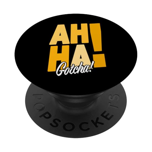 Universität Varsity-Gold Ah-Ha! Ich hab's verstanden! Universität, Gelb PopSockets Klebender PopGrip Universität Varsity-Gold Ah-Ha! Ich hab's verstanden! Universität, Gelb PopSockets Klebender PopGrip von Match University Varsity-Gold Color Graphic Tee