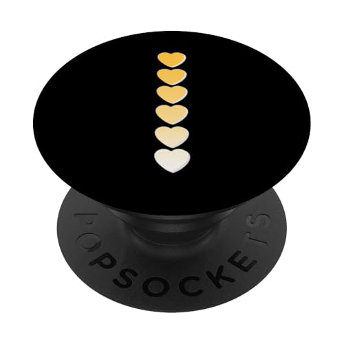 Universität Varsity-Gold Love-X6 Universität Gelb PopSockets Klebender PopGrip von Match University Varsity-Gold Color Graphic Tee