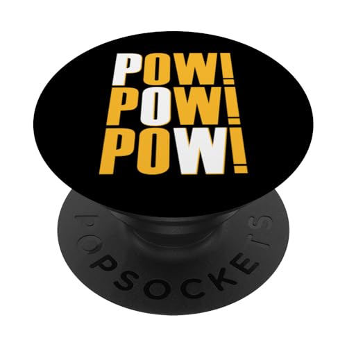 Universität Varsity-Gold POW! x3 University Gelb PopSockets Klebender PopGrip Universität Varsity-Gold POW! x3 University Gelb PopSockets Klebender PopGrip von Match University Varsity-Gold Color Graphic Tee