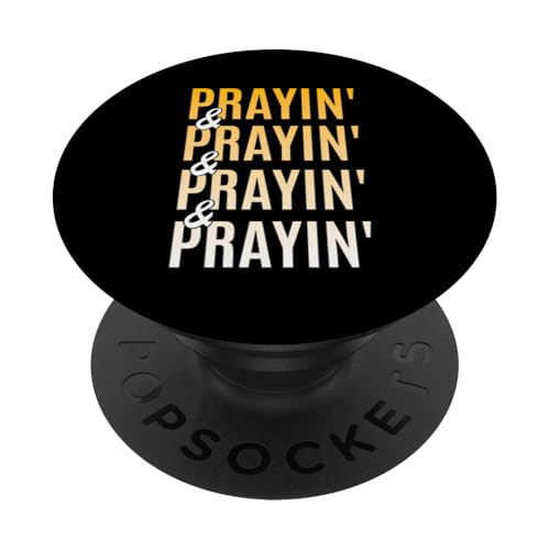Universität Varsity-Gold Prayin'-x4 Universität Varsity-Gold PopSockets Klebender PopGrip Universität Varsity-Gold Prayin'-x4 Universität Varsity-Gold PopSockets Klebender PopGrip von Match University Varsity-Gold Color Graphic Tee