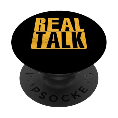 Universität Varsity-Gold Real Talk Universität Varsity-Gold PopSockets Klebender PopGrip Universität Varsity-Gold Real Talk Universität Varsity-Gold PopSockets Klebender PopGrip von Match University Varsity-Gold Color Graphic Tee