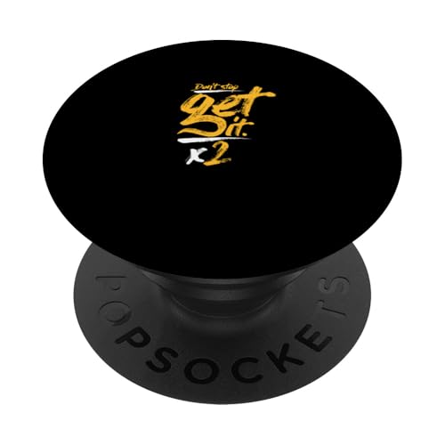 University Varsity-Gold Don't Stop Get It-x2 gelbe Grafik PopSockets Klebender PopGrip University Varsity-Gold Don't Stop Get It-x2 gelbe Grafik PopSockets Klebender PopGrip von Match University Varsity-Gold Color Graphic Tee