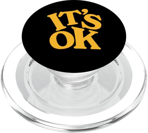 University Varsity-Gold Es ist OK Varsity-Gold Yellow PopSockets PopGrip für MagSafe University Varsity-Gold Es ist OK Varsity-Gold Yellow PopSockets PopGrip für MagSafe von Match University Varsity-Gold Color Graphic Tee