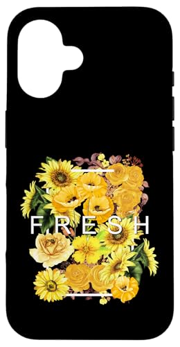 University Varsity-Gold Fresh Bloom Flowers Gelb Hülle für iPhone 16 University Varsity-Gold Fresh Bloom Flowers Gelb Hülle für iPhone 16 von Match University Varsity-Gold Color Graphic Tee