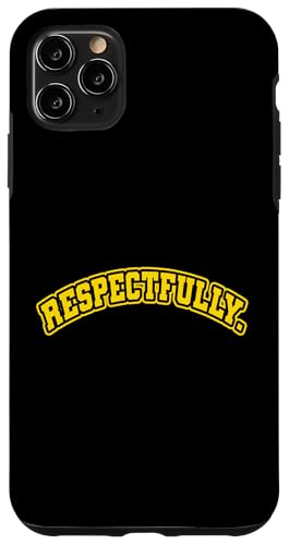University Varsity-Gold Respectfully. Gelbe Grafik Hülle für iPhone 11 Pro Max University Varsity-Gold Respectfully. Gelbe Grafik Hülle für iPhone 11 Pro Max von Match University Varsity-Gold Color Graphic Tee