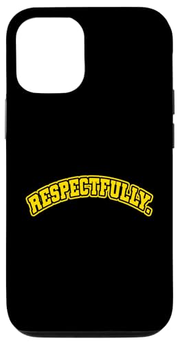 University Varsity-Gold Respectfully. Gelbe Grafik Hülle für iPhone 12/12 Pro University Varsity-Gold Respectfully. Gelbe Grafik Hülle für iPhone 12/12 Pro von Match University Varsity-Gold Color Graphic Tee