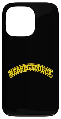 University Varsity-Gold Respectfully. Gelbe Grafik Hülle für iPhone 13 Pro University Varsity-Gold Respectfully. Gelbe Grafik Hülle für iPhone 13 Pro von Match University Varsity-Gold Color Graphic Tee
