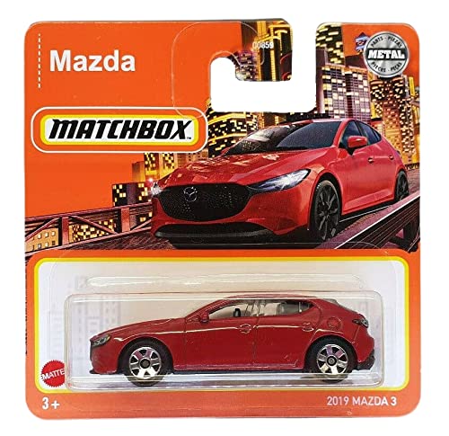 Matchbox - 2019 Mazda 3 - MBX - GKM51 - Short Card - rot - Superfast Lesney - Mattel 2021 von Matchbox