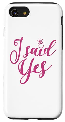 I Said Yes, Bachelorette Party, Braut, Hochzeit Matching Hülle für iPhone SE (2020) / 7 / 8 von Matching Bachelorette Party Gifts by Art Like Wow