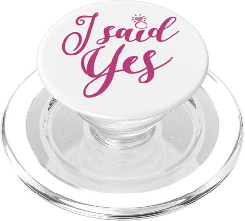 I Said Yes, Bachelorette Party, Braut, Hochzeit Matching PopSockets PopGrip für MagSafe I Said Yes, Bachelorette Party, Braut, Hochzeit Matching PopSockets PopGrip für MagSafe von Matching Bachelorette Party Gifts by Art Like Wow