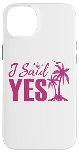 I Said Yes, Bachelorette Party Braut Hochzeit Matching Hülle für iPhone 14 Plus von Matching Bachelorette Party Gifts by Art Like Wow