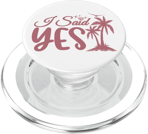 "I said Yes, Bachelorette Party Bridal Party Matching Wedding PopSockets PopGrip für MagSafe "I said Yes, Bachelorette Party Bridal Party Matching Wedding PopSockets PopGrip für MagSafe von Matching Bachelorette Party Gifts by Art Like Wow