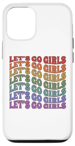 Let's Go Girls Party Bachelorette Party Braut Cool Groovy Hülle für iPhone 12/12 Pro Let's Go Girls Party Bachelorette Party Braut Cool Groovy Hülle für iPhone 12/12 Pro von Matching Bachelorette Party Gifts by Art Like Wow