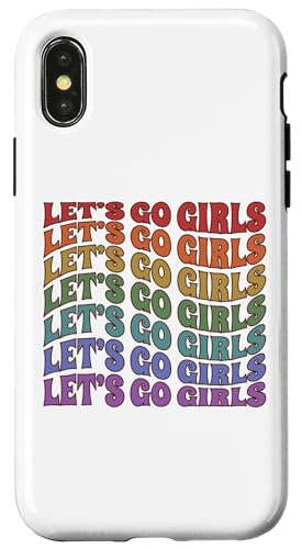 Let's Go Girls Party Bachelorette Party Braut Cool Groovy Hülle für iPhone X/XS von Matching Bachelorette Party Gifts by Art Like Wow