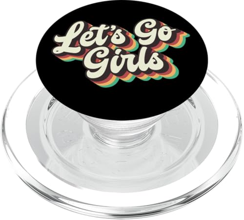 Let's Go Mädchen, Party, Junggesellinnenabschied, Braut, Retro, lustig PopSockets PopGrip für MagSafe Let's Go Mädchen, Party, Junggesellinnenabschied, Braut, Retro, lustig PopSockets PopGrip für MagSafe von Matching Bachelorette Party Gifts by Art Like Wow