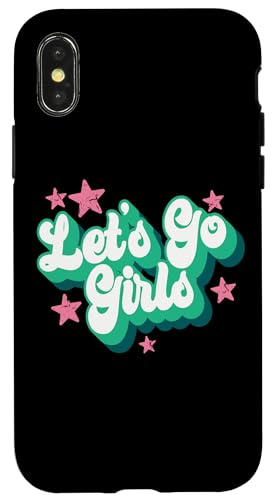Let's Go Mädchen Party Junggesellinnenabschied Braut Retro lustig Hülle für iPhone X/XS Let's Go Mädchen Party Junggesellinnenabschied Braut Retro lustig Hülle für iPhone X/XS von Matching Bachelorette Party Gifts by Art Like Wow