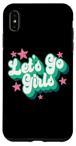 Let's Go Mädchen Party Junggesellinnenabschied Braut Retro lustig Hülle für iPhone XS Max Let's Go Mädchen Party Junggesellinnenabschied Braut Retro lustig Hülle für iPhone XS Max von Matching Bachelorette Party Gifts by Art Like Wow