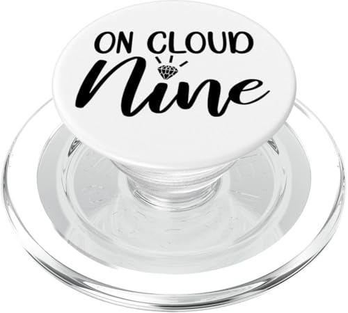On Cloud Nine Bachelorette Party Braut Hochzeit Matching PopSockets PopGrip für MagSafe On Cloud Nine Bachelorette Party Braut Hochzeit Matching PopSockets PopGrip für MagSafe von Matching Bachelorette Party Gifts by Art Like Wow