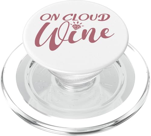 On Cloud Wine, Bachelorette Party, lustig, passend PopSockets PopGrip für MagSafe von Matching Bachelorette Party Gifts by Art Like Wow