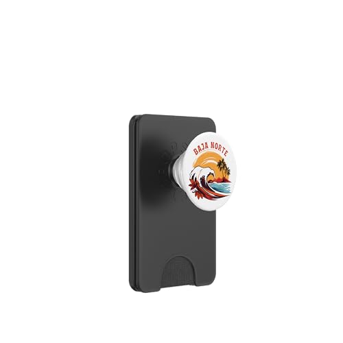 Retro Sunset Baja Norte Mexiko Sommer Surfen PopSockets PopWallet für MagSafe von Matching Family Beach Vacations Surf