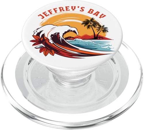 Retro Sunset Jeffrey's Bay Summer Surfen PopSockets PopGrip für MagSafe von Matching Family Beach Vacations Surf