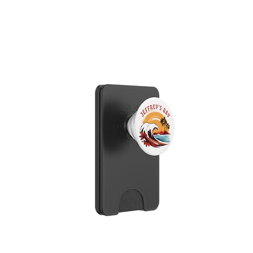 Retro Sunset Jeffrey's Bay Summer Surfen PopSockets PopWallet für MagSafe von Matching Family Beach Vacations Surf