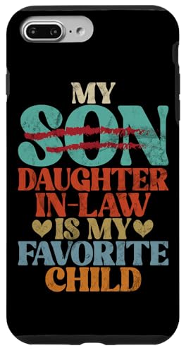 Meine Schwiegertochter ist mein Lieblingskind, der im Retro-Stil ersetzt wurde Hülle für iPhone 7 Plus/8 Plus von Matching Family Daughter In Law Father Mother Tee