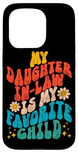 Meine Schwiegertochter ist mein Lieblingskind Retro Groovy Lustig Hülle für iPhone 15 Pro Meine Schwiegertochter ist mein Lieblingskind Retro Groovy Lustig Hülle für iPhone 15 Pro von Matching Family Daughter In Law Father Mother Tee