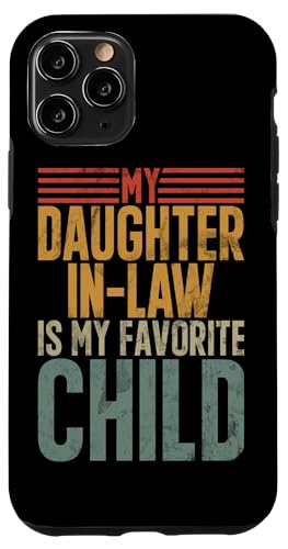 Meine Schwiegertochter ist mein Lieblingskind Retro-Schwiegermutter Hülle für iPhone 11 Pro Meine Schwiegertochter ist mein Lieblingskind Retro-Schwiegermutter Hülle für iPhone 11 Pro von Matching Family Daughter In Law Father Mother Tee