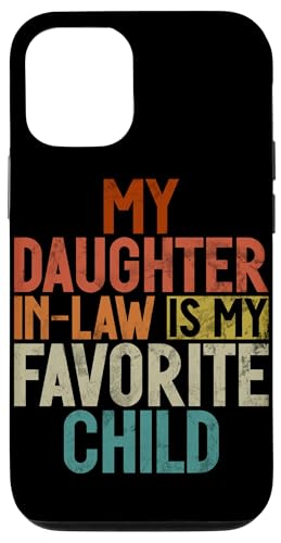 Meine Schwiegertochter ist mein Lieblingskind Retro-Schwiegermutter Hülle für iPhone 12/12 Pro Meine Schwiegertochter ist mein Lieblingskind Retro-Schwiegermutter Hülle für iPhone 12/12 Pro von Matching Family Daughter In Law Father Mother Tee