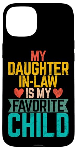 Meine Schwiegertochter ist mein Lieblingskind Retro-Schwiegermutter Hülle für iPhone 15 Plus Meine Schwiegertochter ist mein Lieblingskind Retro-Schwiegermutter Hülle für iPhone 15 Plus von Matching Family Daughter In Law Father Mother Tee