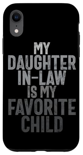 Meine Schwiegertochter ist mein Lieblingskind Retro-Schwiegermutter Hülle für iPhone XR Meine Schwiegertochter ist mein Lieblingskind Retro-Schwiegermutter Hülle für iPhone XR von Matching Family Daughter In Law Father Mother Tee