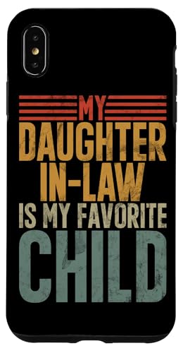 Meine Schwiegertochter ist mein Lieblingskind Retro-Schwiegermutter Hülle für iPhone XS Max Meine Schwiegertochter ist mein Lieblingskind Retro-Schwiegermutter Hülle für iPhone XS Max von Matching Family Daughter In Law Father Mother Tee