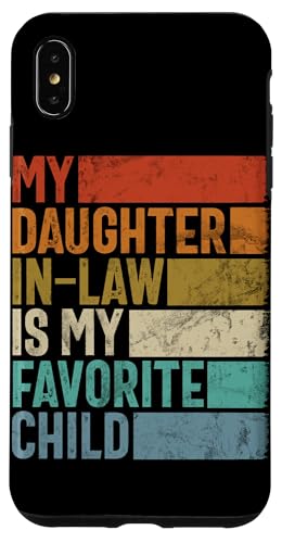Meine Schwiegertochter ist mein Lieblingskind Retro-Schwiegermutter Hülle für iPhone XS Max Meine Schwiegertochter ist mein Lieblingskind Retro-Schwiegermutter Hülle für iPhone XS Max von Matching Family Daughter In Law Father Mother Tee