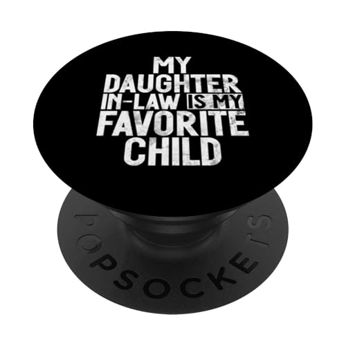 Meine Schwiegertochter ist mein Lieblingskind Retro-Schwiegermutter PopSockets Klebender PopGrip Meine Schwiegertochter ist mein Lieblingskind Retro-Schwiegermutter PopSockets Klebender PopGrip von Matching Family Daughter In Law Father Mother Tee