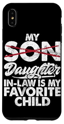 Meine Schwiegertochter ist mein Lieblingskind Vintage Replaced Son Hülle für iPhone XS Max Meine Schwiegertochter ist mein Lieblingskind Vintage Replaced Son Hülle für iPhone XS Max von Matching Family Daughter In Law Father Mother Tee
