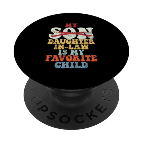 Meine Schwiegertochter ist mein Lieblingskind Vintage Replaced Son PopSockets Klebender PopGrip Meine Schwiegertochter ist mein Lieblingskind Vintage Replaced Son PopSockets Klebender PopGrip von Matching Family Daughter In Law Father Mother Tee